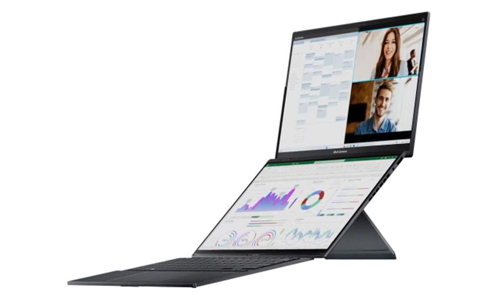 Laptop ASUS ZenBook DUO UX8406MA - klawiatura Bluetooth
