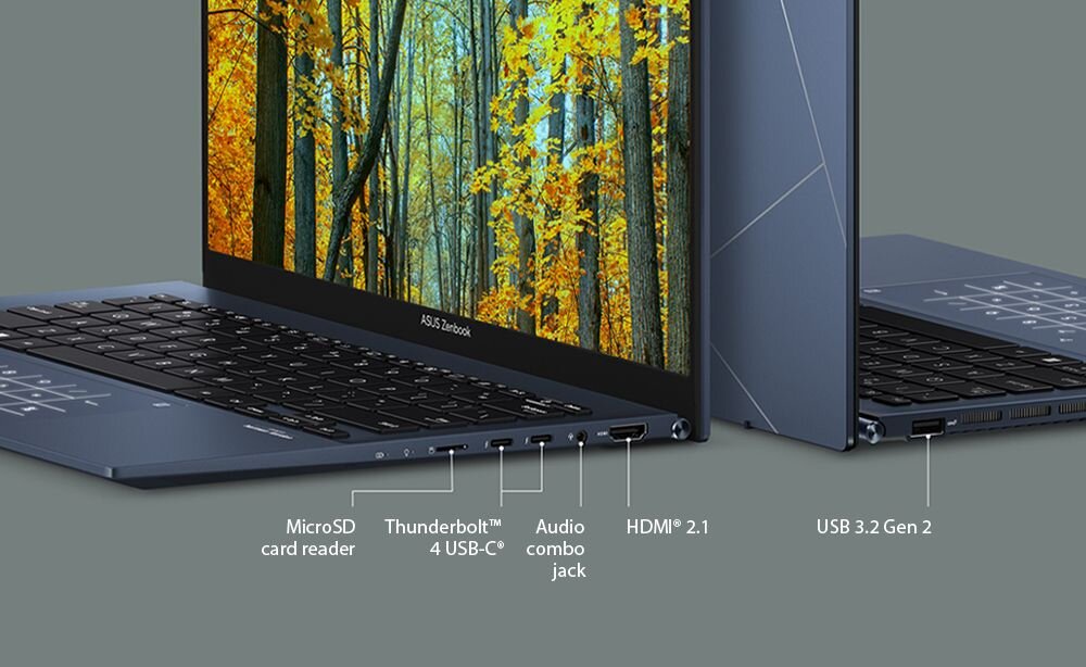 Laptop ASUS ZenBook UX3402VA - Thunderbolt 4 USB-C