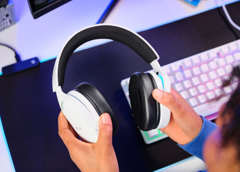 Słuchawki TRUST GXT Fayzo Wireless komfort godziny miekkie nauszniki wygoda