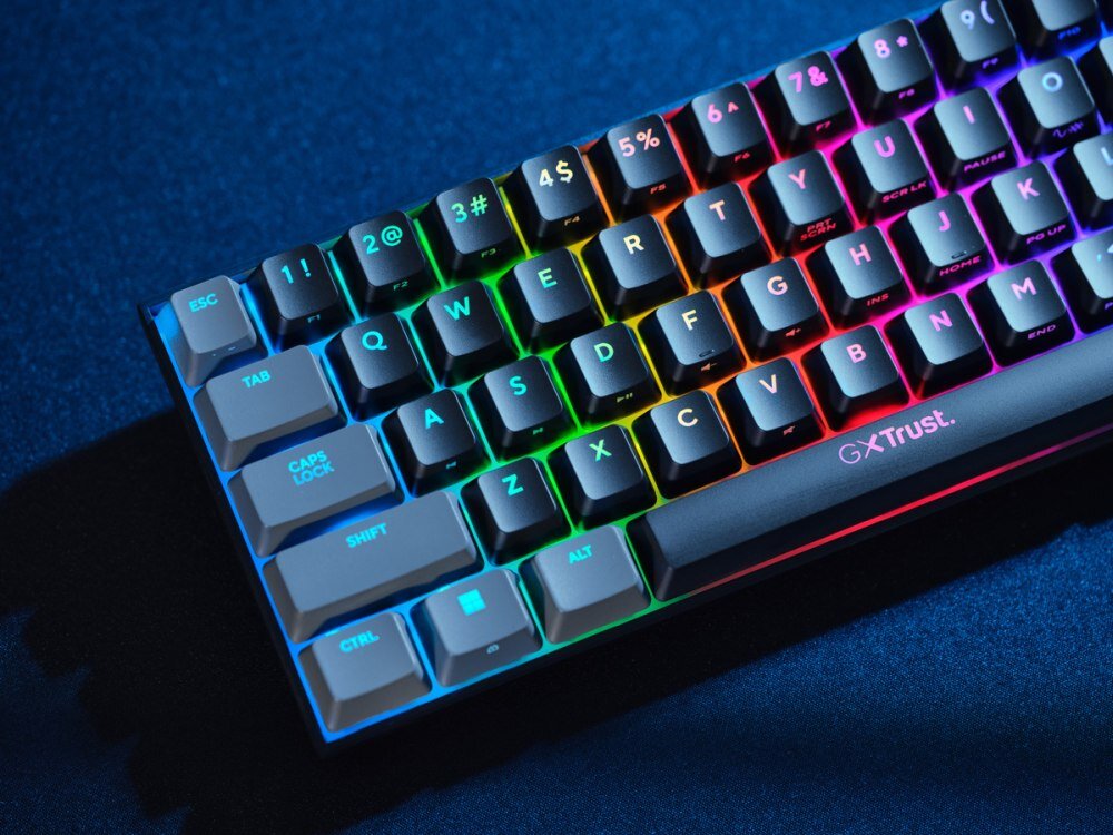 Klawiatura TRUST GXT 867 Acira personalizacja
