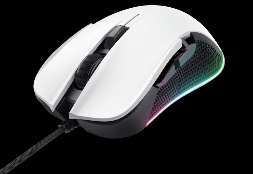 Mysz TRUST GXT 922 YBAR Eco RGB sytuacje precyzja czujnik optyczny jakosc