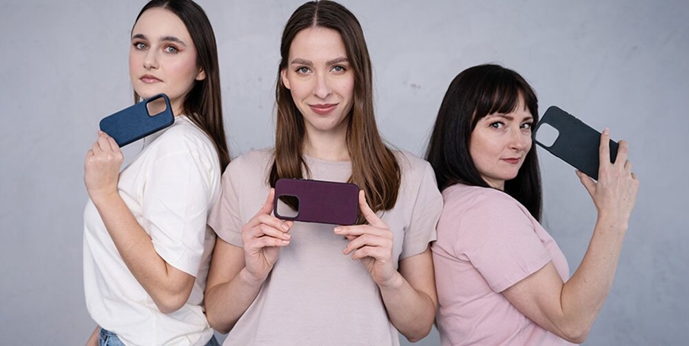 Etui 3MK Hardy MagFabric Case ochrona kolory iphone 15 seria tkanina poliester chinlon drut karbidowy