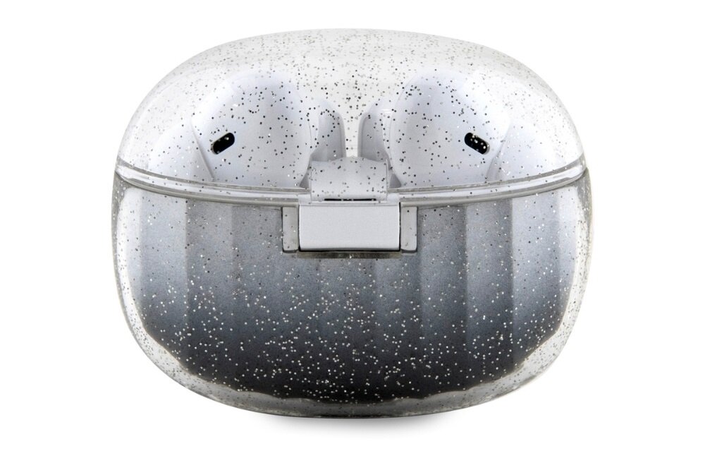 Słuchawki dokanałowe GUESS Glitter Gradient wodoodporność ipx4 membrany trwałość - sluchawki na bialym tle