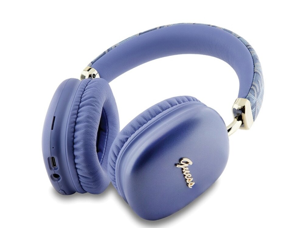 Słuchawki nauszne GUESS GUBHK1GCTCSU
			słuchawki na białym tle wysoka jakość materiałów wygoda lekkość miękkie nauszniki przyjemne w dotyku