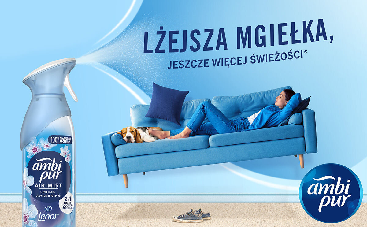 Odświeżacz powietrza AMBI PUR Flowers & Spring 185 ml mgiełka bezpieczny