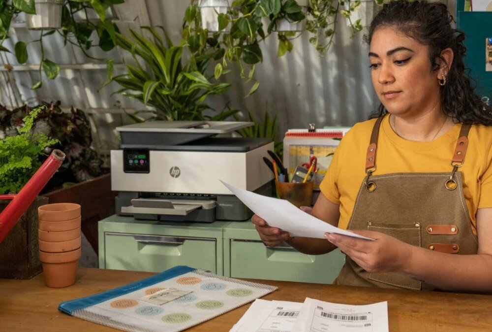 Urządzenie wielofunkcyjne HP OfficeJet Pro 9120e Druk w kolorze, Automatyczny druk dwustronny, Wi-Fi, Instant Ink przeznaczenie działanie cechy