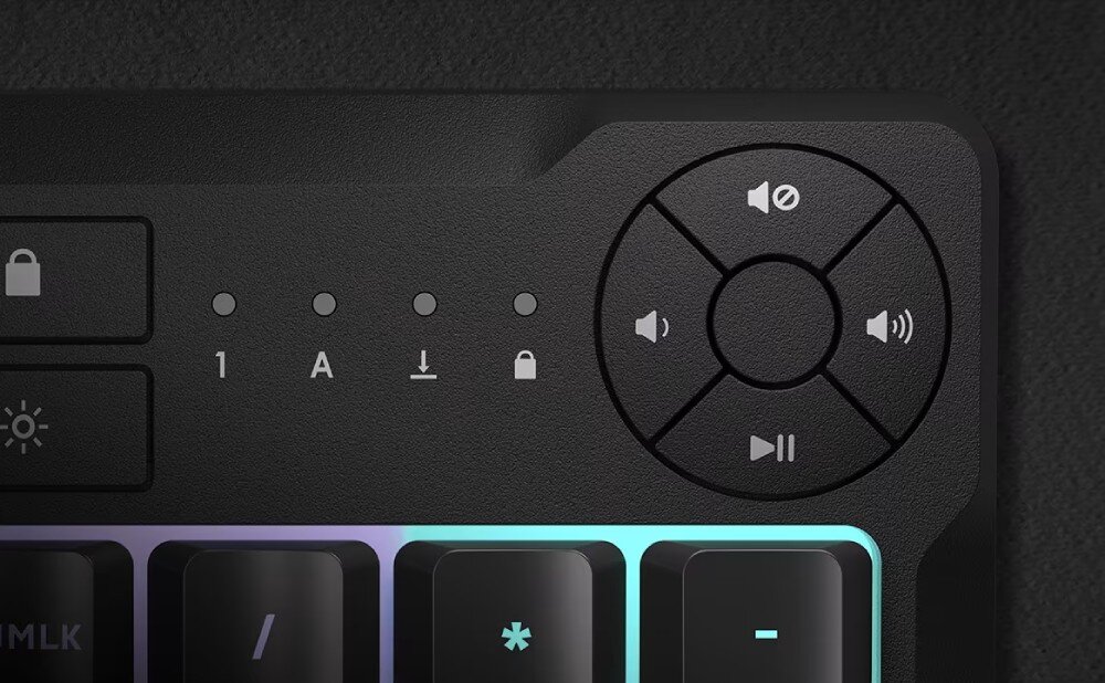 Klawiatura CORSAIR K55 Core RGB Czarny przyciski multimedialne skróty