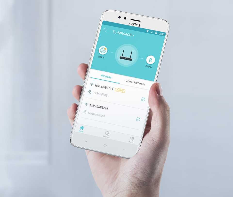 TP-LINK TL-MR6400 - Tether