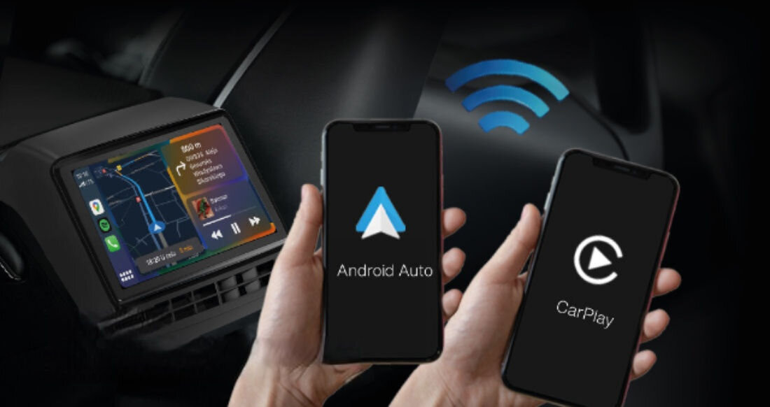 Tylny ekran multimedialny ATS 7.0 do Tesla 3 Y CarPlay bezprzewodowy CarPlay Android Auto dual-band WLAN