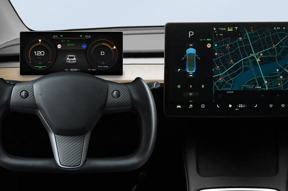 Ekran multimedialny ATS 2 do Tesla 3 Y CarPlay ułatwia codzienną jazdę podnosi komfort jazdy w pełni współpracuje z modelami Tesla Y 3 9-calowy ekran IPS rozdzielczość HD 1920 x 720 px