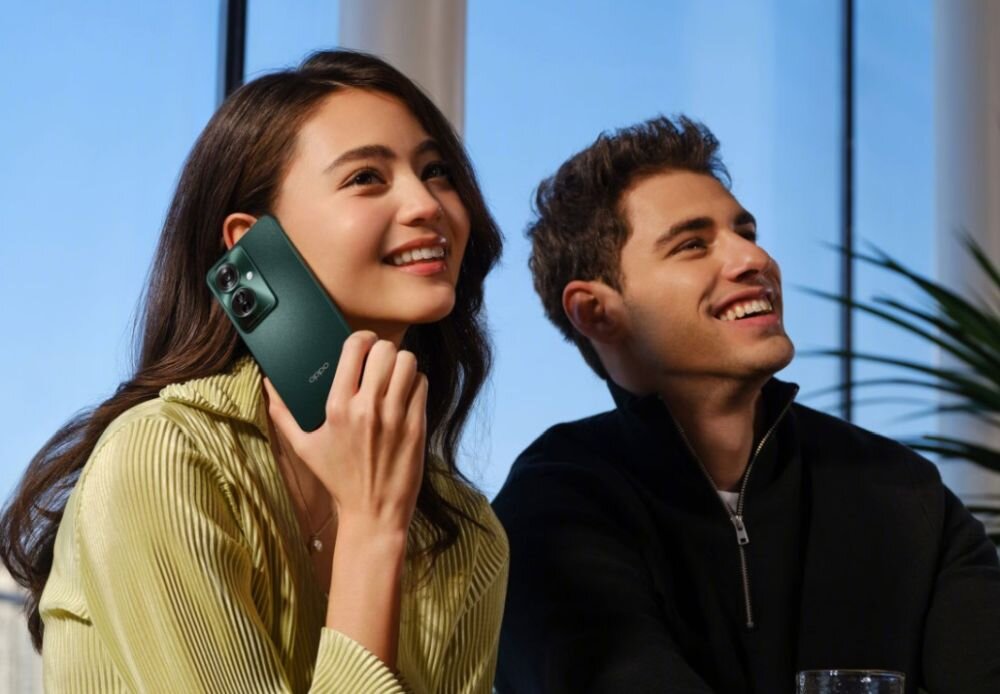 Smartfon OPPO Reno 11 F ekran bateria aparat procesor ram pamięć pojemność rozdzielczość zdjęcia filmy opis dane cechy blokady system łączność wifi bluetooth obudowa szkło odporność porty muzyka transfer sieć przekątna matryca waga czujniki oled amoled ips