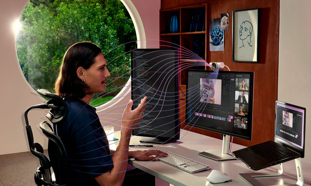 Kamera internetowa LOGITECH MX Brio Grafitowy aplikacja ustawienia