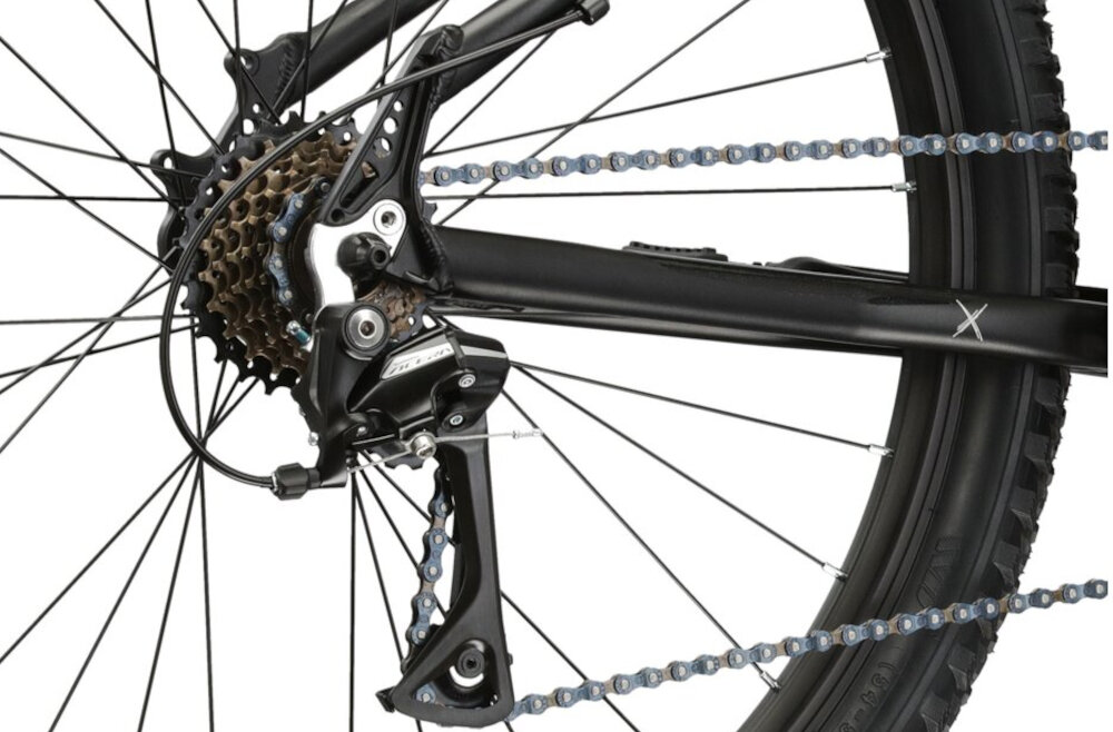 Rower górski MTB KROSS Berg 2.0 M15 27.5 cala męski Czarny 21 przelozen przednia przerzutka SHIMANO Tourney tylna przerzutka SHIMANO Acera przezutki SHIMANO duza wytrzymalosc precyzyjne dzialanie plynna bezproblemowa zmiana biegow