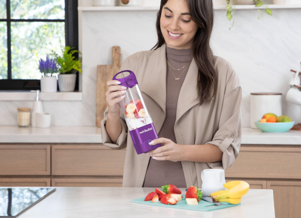 Blender personalny NUTRIBULLET NBP003LBL Bezprzewodowy lekki kompaktowy waga