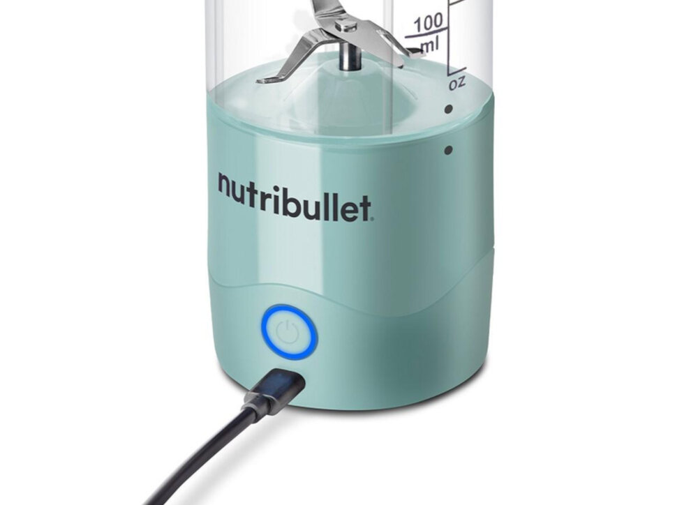Blender personalny NUTRIBULLET NBP003LBL Bezprzewodowy ładowanie złącze USB-C/USB-A około 15 cykli