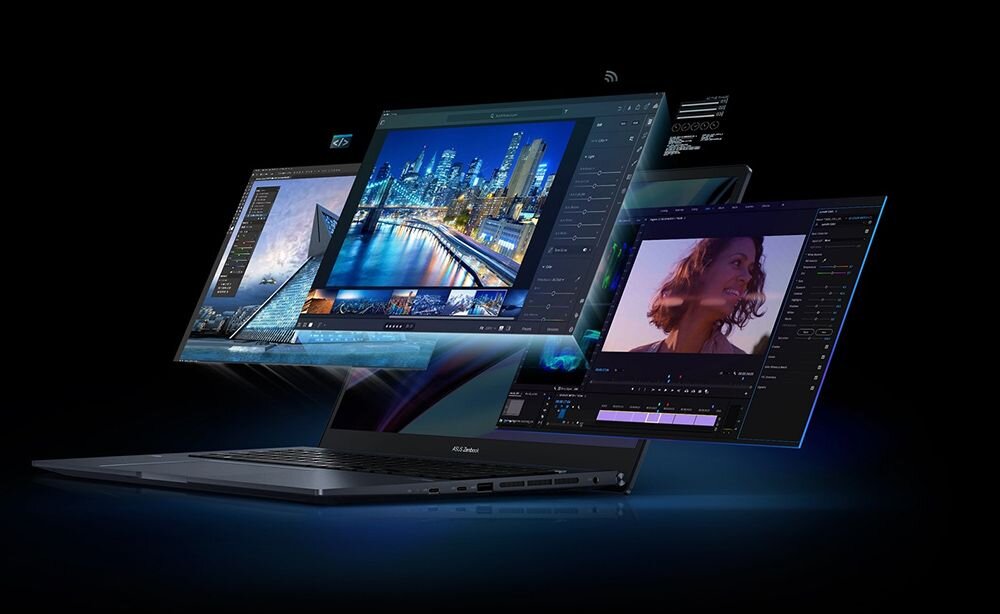 Laptop ASUS ZenBook Pro 17 - AMD Ryzen NVIDIA RTX ASUS IceCool Plus