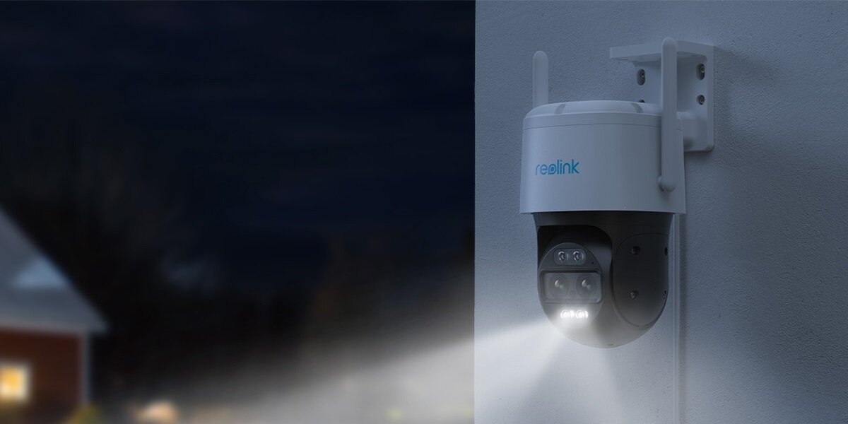 Kamera REOLINK Trackmix Series W760 reflektory podczerwień tryb nocny