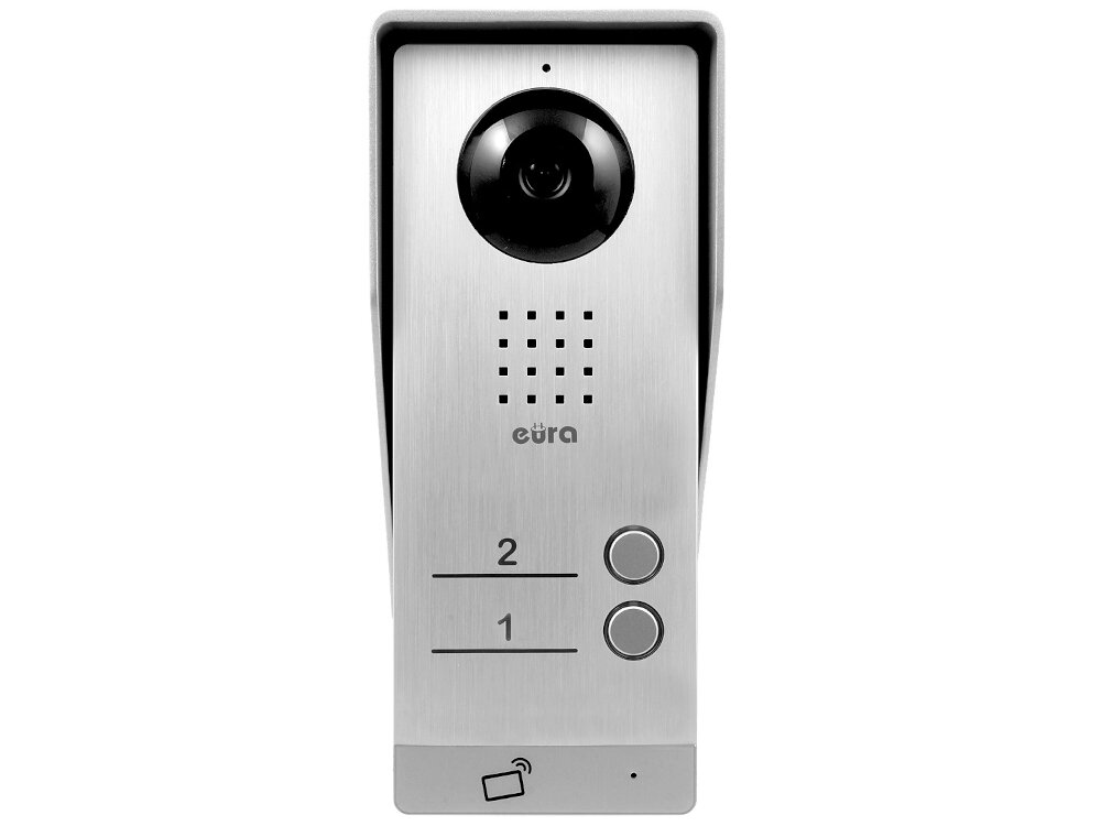 Wideodomofon EURA VDP-57A3 Biały kaseta zewnetrzna ze stopu aluminium odpornosc na warunki atmosferyczne IP44 system