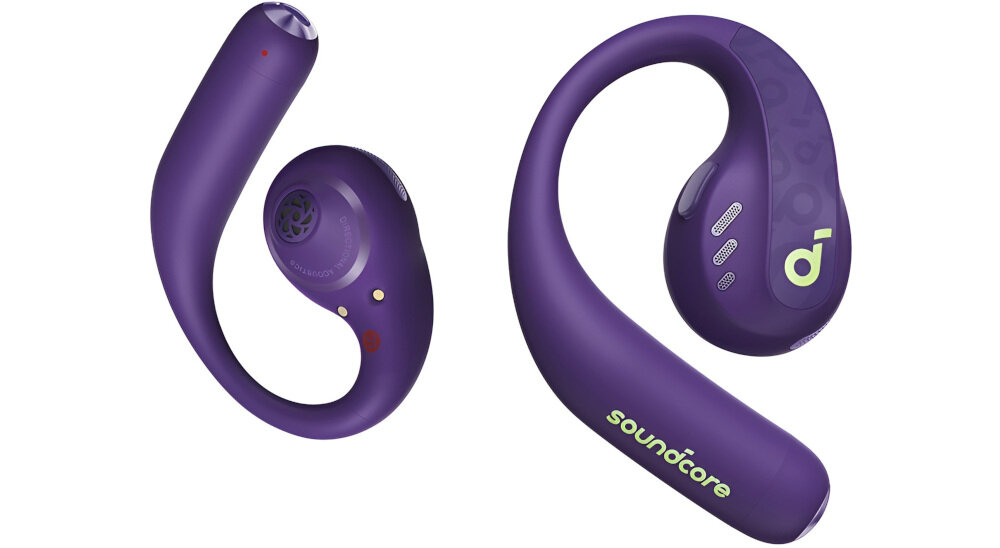 Słuchawki powietrzne SOUNDCORE Aerofit Pro Open-Ear - Intuicyjna aplikacja mobilna, słuchawki na białym tle