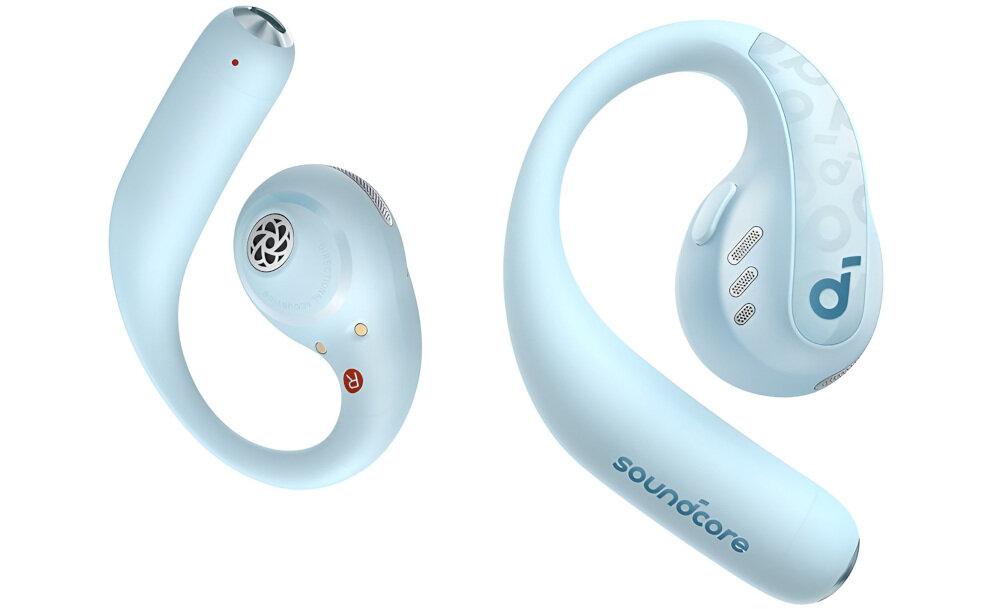 Słuchawki powietrzne SOUNDCORE Aerofit Pro Open-Ear - Intuicyjna aplikacja mobilna, słuchawki na białym tle