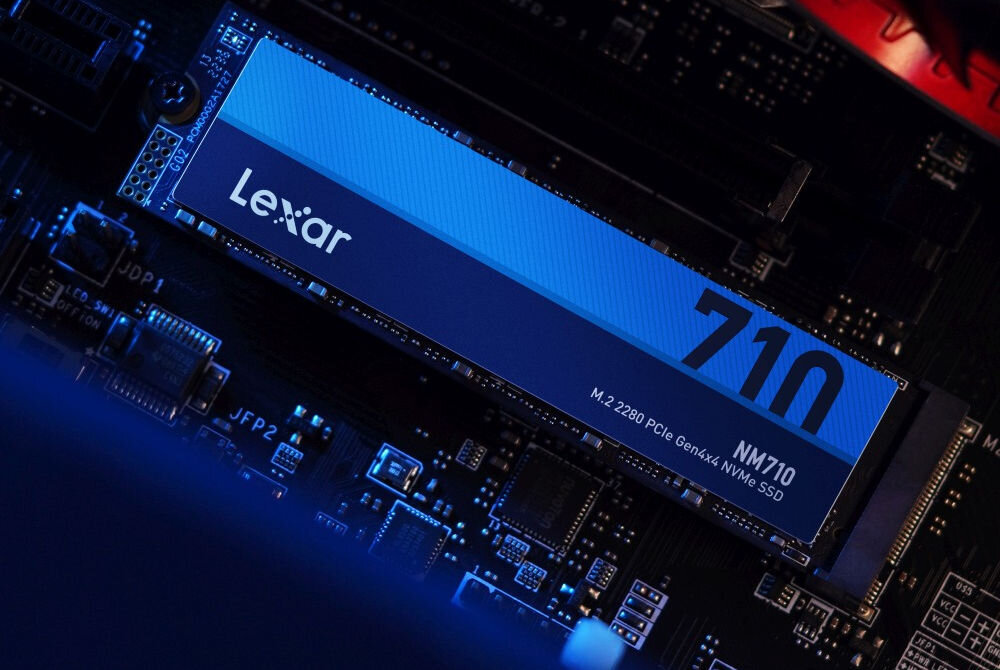 Komputer MAD DOG VALORAIR-I02DB16 i5-12400F 16GB RAM 1TB SSD Radeon RX7600 LEXAR NM710 1TB 5000 MB/s PCIe 4.0 x4 HMB 3.0 SLC Cache wskaźnik TBW 600 TB