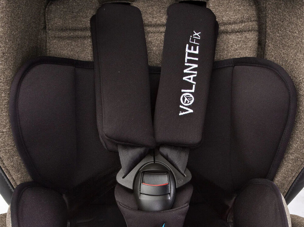 Fotelik samochodowy CARETERO VolanteFix Limited Limited 9-36 kg Beżowo-czarny5-punktowe pasy bezpeiczenstwa miekkie ochraniacze regulowana dlugosc mozliwosc uzywania pasow do wagi 25 kg