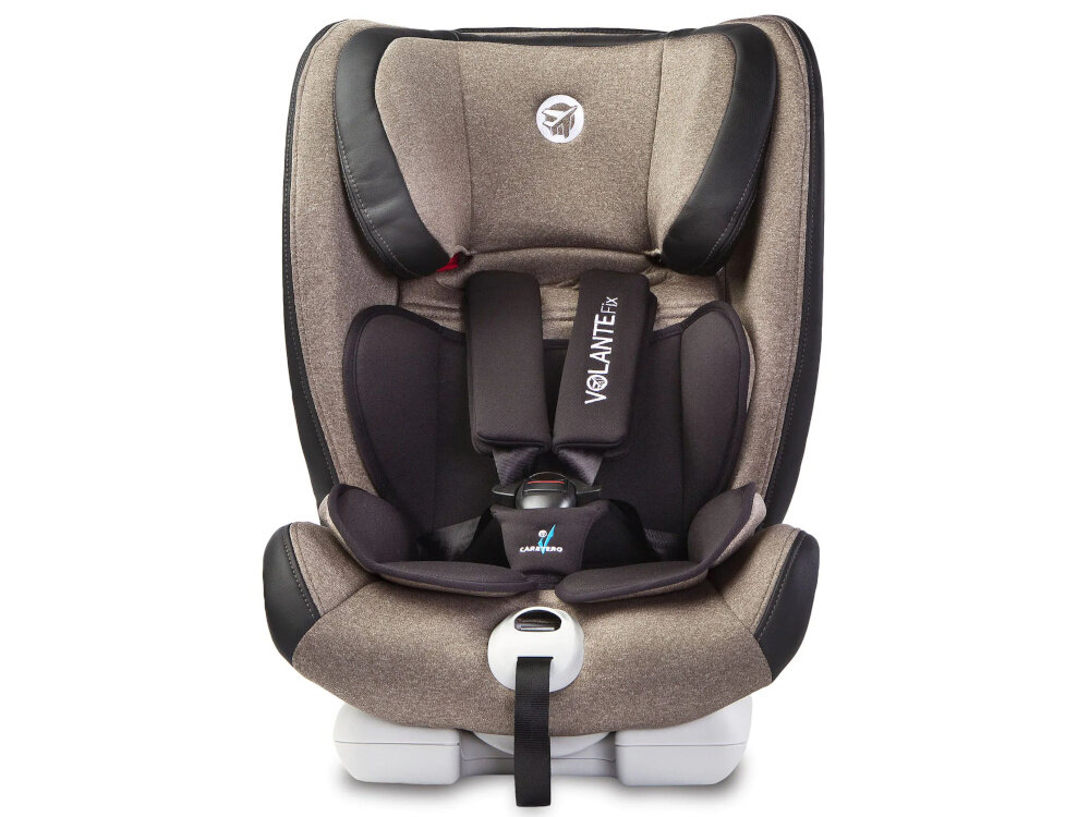 Fotelik samochodowy CARETERO VolanteFix Limited Limited 9-36 kg Beżowo-czarny bardzo wygodna wkladka dla dzieci od 9 kg miekka pokrowiec mozna schagnac i wyprac wkladke mozna usunac wraz ze wzrostem dziecka