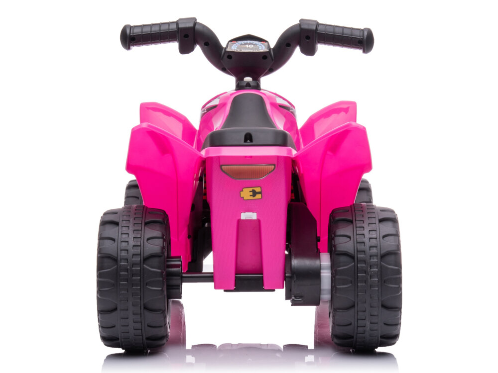 Quad elektryczny dla dziecka SUN BABY Honda TRX Różowy sygnal dzwiekowy bezpieczenstwo