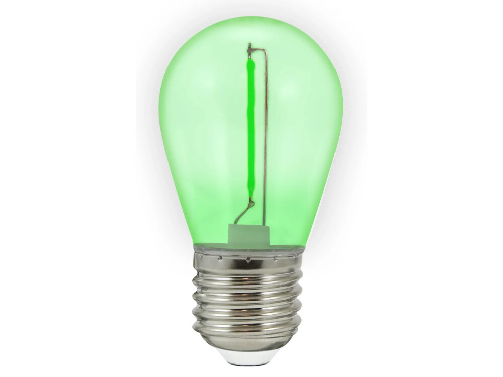 Żarówki LED GOLDLUX 36V S14 E27 2 sztuki Zielony zielona barwa temperatura 2000 K linia produktu PARTY