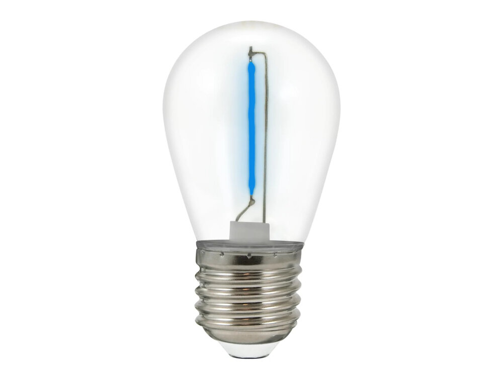 Żarówki LED GOLDLUX 36V S14 E27 2 sztuki Niebieski zywotnosc od 25000 godzin 12500 cykli wlacz/wylacz