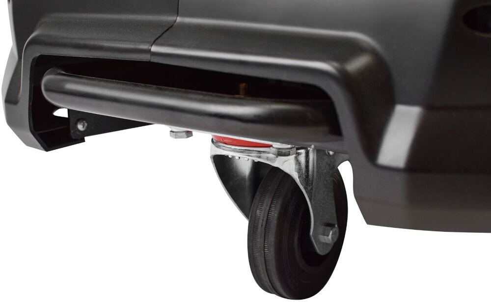 Myjka ciśnieniowa LAVOR Auckland Plus 1310 zintegrowany regulator temperatury i cisnienia precyzyjne dostosowanie parametrów koło obrotowe z hamulcem stabilność komfort podczas użytkowania pompa diesla zawór spustowy zbiornik na olej napędowy pojemność 15 litrów manometr kąpiel glicerynowa trwałość 