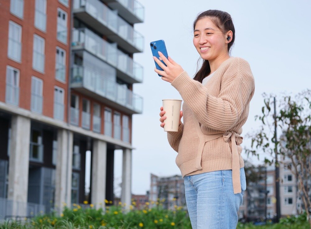 Słuchawki dokanałowe TRUST Yavi kontrola dotyk sterowanie