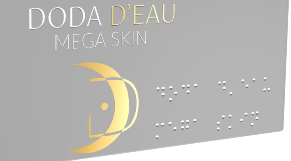Adaptogen ACTIVLAB Doda D-eau Mega skin 60 kapsułek dla kazdej doroslej osoby alfabet Braille jedna kapsulka dziennie popic woda