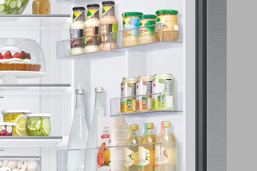 Lodówka Combi MAX - pojemniki na drzwiach - Media Expert Lodówka Combi MAX RB50DG602ES9 - pojemniki na drzwiach - Media Expert