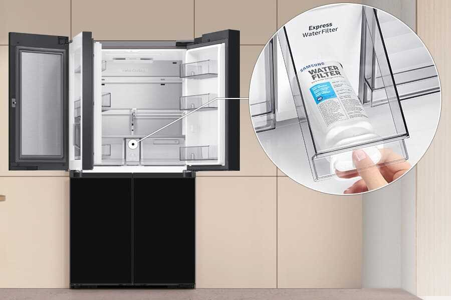 Media Expert - chłodziarko-zamrażarka RF65DB960E22 - wewnętrzny filtr wody