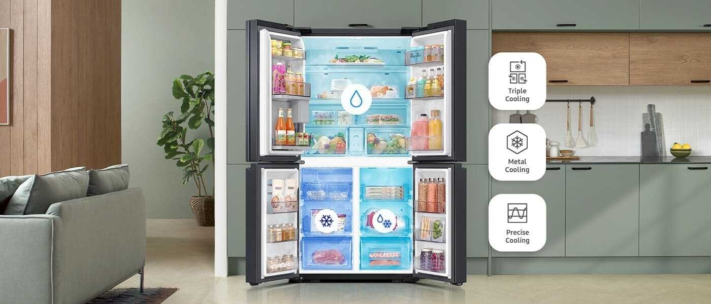 Media Expert - lodówka Samsung Multidoor RF65DG960ESG - Triple Cooling