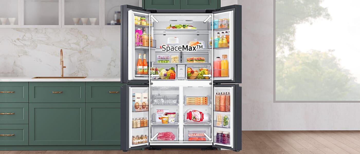 Media Expert - lodówka Samsung RF65DG960ESG - więcej miejsca Media Expert - lodówka Samsung Multidoor RF65DG960ESG - więcej miejsca