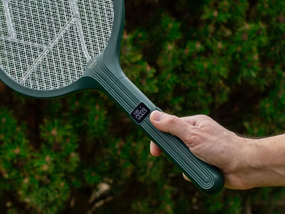 Łapka owadobójcza VAYOX IKV-957 Zielona światło uv siatka prąd wyświetlacz lcd