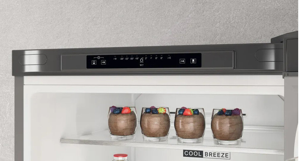 LODÓWKA WHIRLPOOL W7X 94A OX 1 sterowanie elektroniczne ustawienia temperatura panel elektroniczny