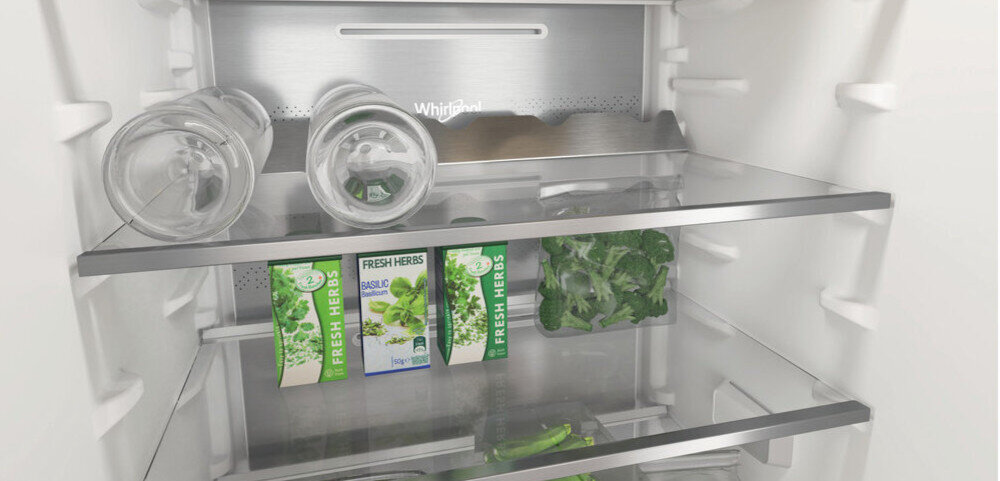 CHŁODZIARKA WHIRLPOOL SP40 812 EU 2 półka butelki bezpieczne przechowywanie szkło