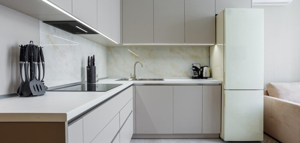 OKAP AKPO WK-4 Tigra Eco 60 okap zabudowa pochłaniacz wyciąg filtry usuwanie zanieczyszczeń oświetlenie LED sterowanie dotykowe