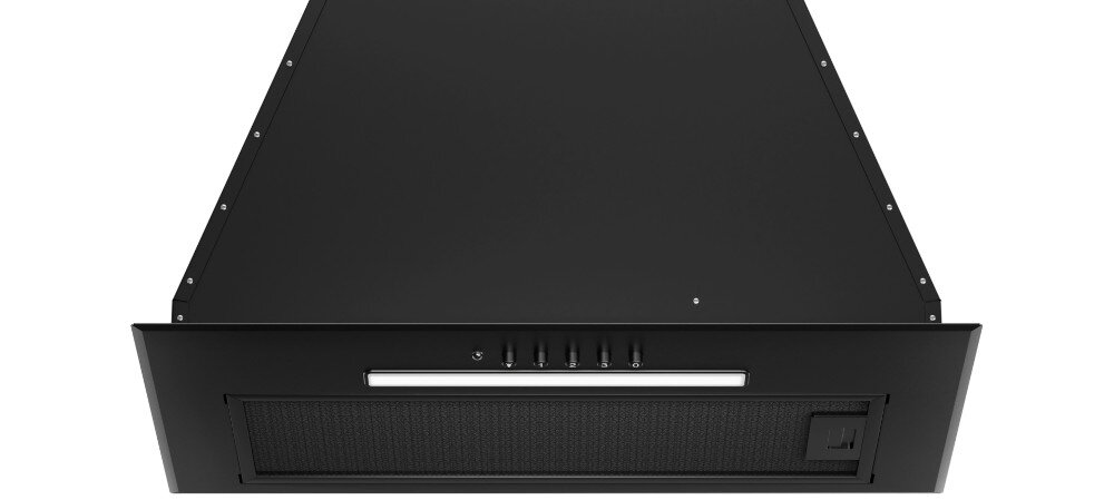 OKAP AKPO WK-4 Tigra Eco 60 czarne malowanie mat zabudowa w szafce elegancki styl design