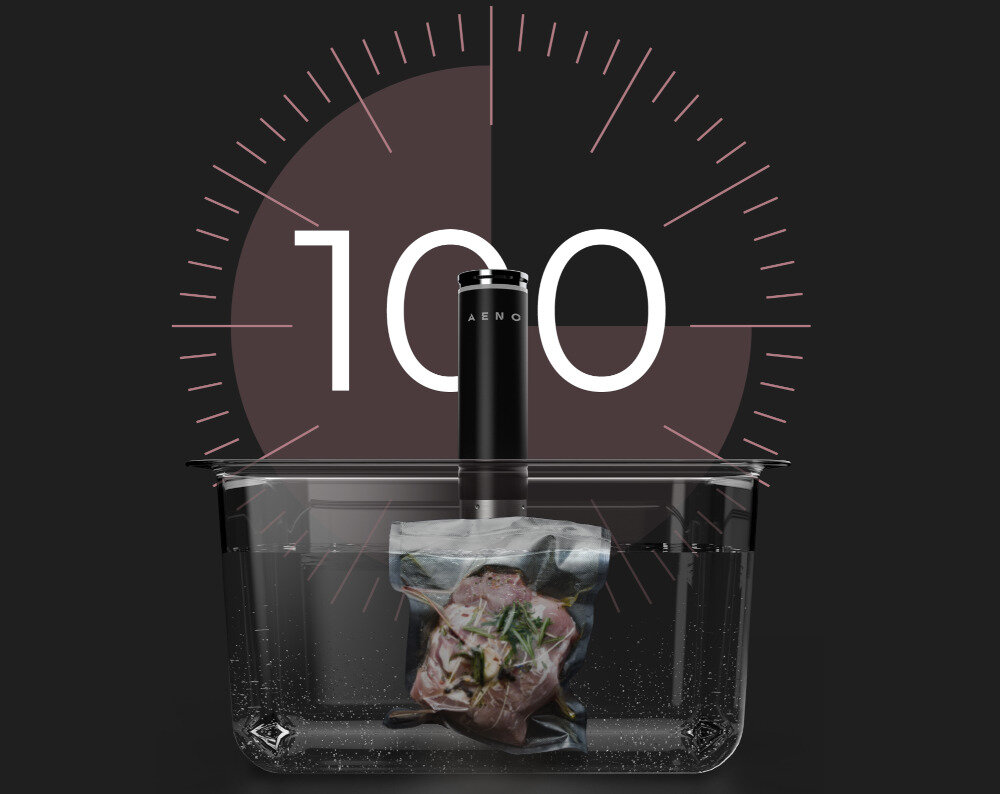 Urządzenie do gotowania Sous Vide AENO SV1 zakres ustawienia regulacja temperatura precyzja wbudowany timer możliwości