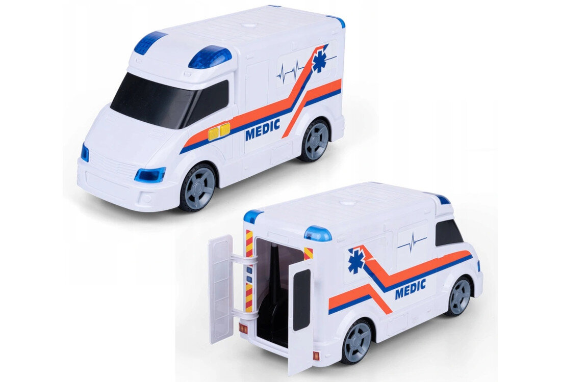 Samochód DUMEL Flota miejska Karetka HT66981 Otwierane drzwi bezpieczne korzystanie wysoka jakość wykonanie