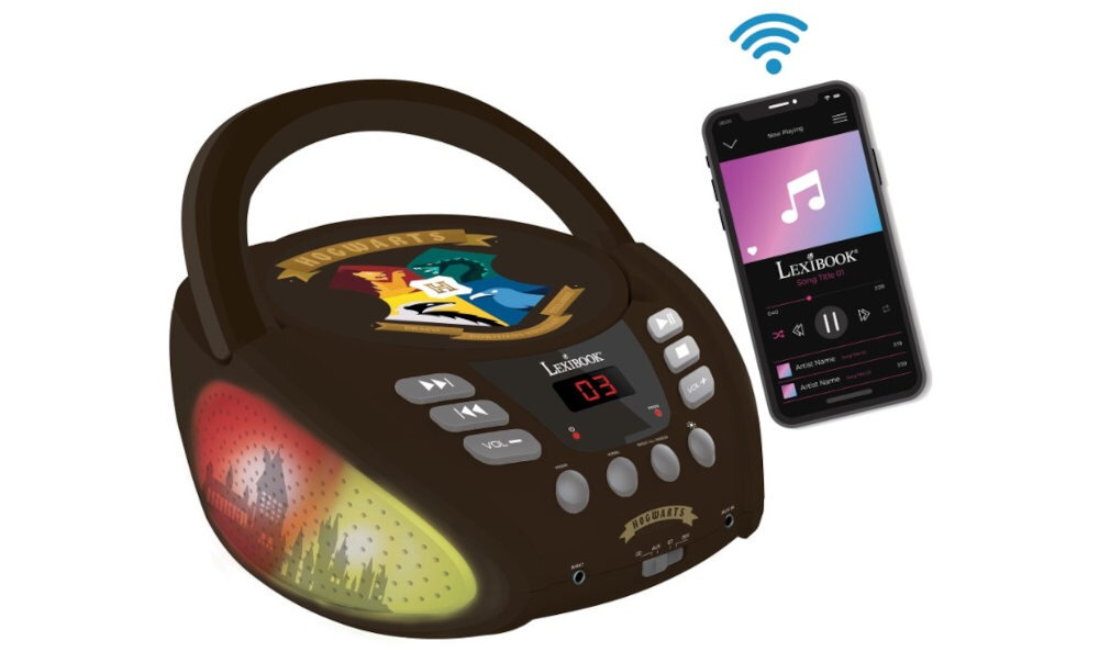 Radioodtwarzacz LEXIBOOK Harry Potter RCD109HP - Bluetooth dla swobody