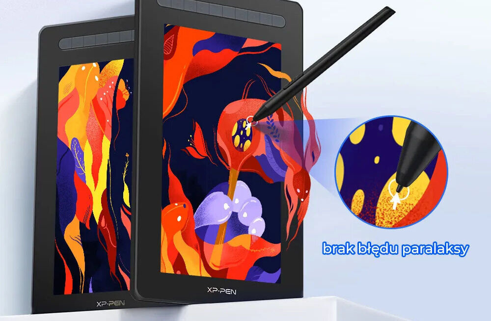 Tablet graficzny 15.4 XP-PEN Artist 16 (2. generacja) Czarny technologia pełnej laminacji powierzchnia ekranu o fakturze zbliżonej do papieru