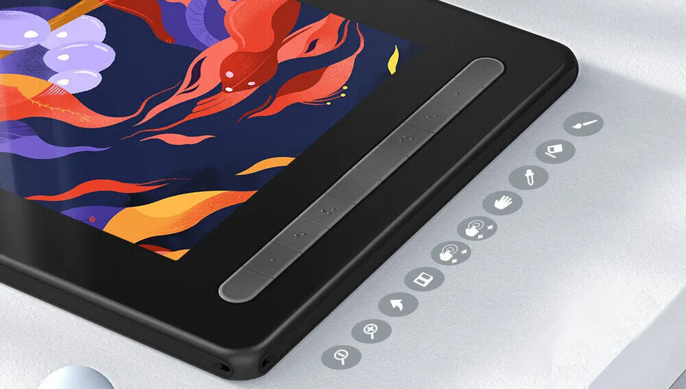 Tablet graficzny 15.4 XP-PEN Artist 16 (2. generacja) Czarny 10 programowalnych klawiszy skrótów