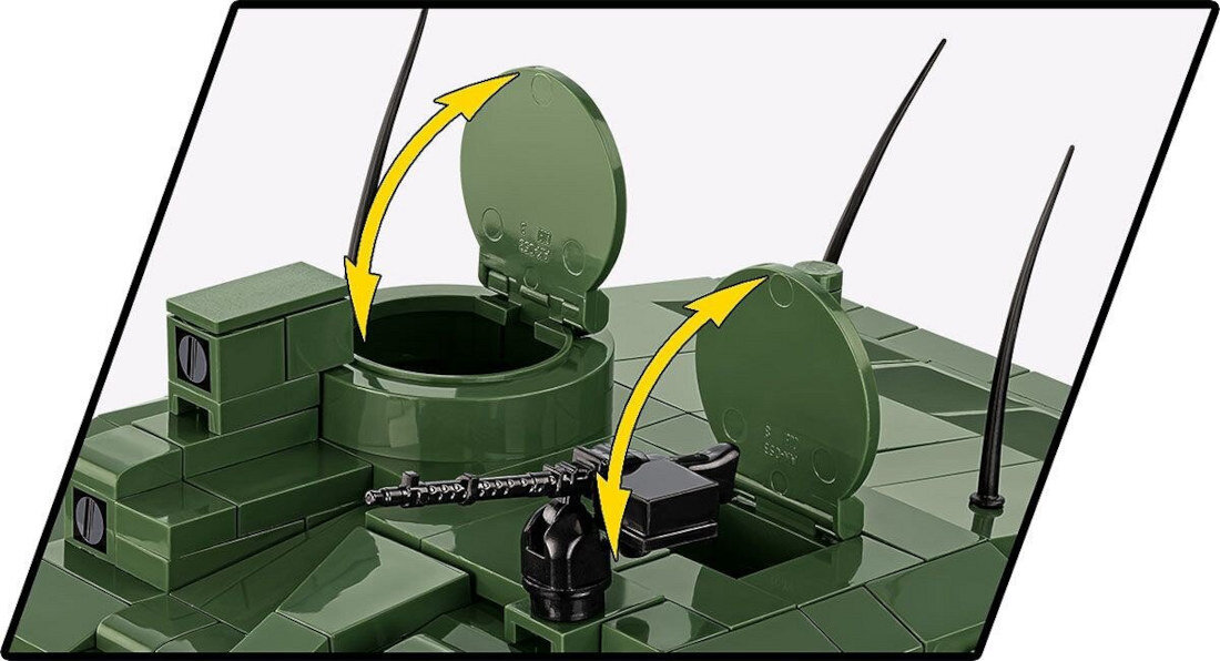 Klocki plastikowe COBI Armed Forces Challenger 2 COBI-2627 Skala 954 klocków wysoka jakość kolekcja Armed Forces