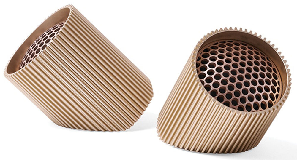 Magnetyczny głośnik mobilny LEXON Ray Speaker LA132VG3 Złoty bluetooth tryb głośnomówiący