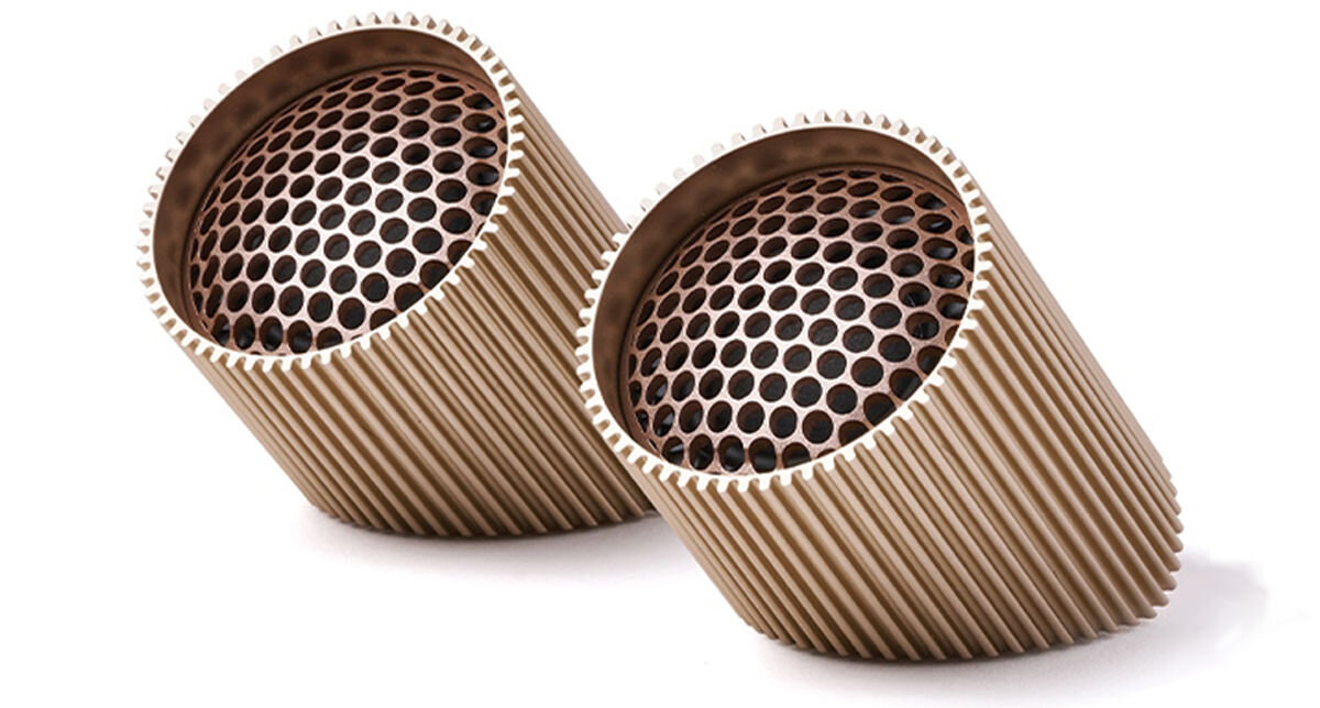 Magnetyczny głośnik mobilny LEXON Ray Speaker LA132VG3 Złoty do 8 godzin ciągłego odtwarzania dźwięku USB-C czas ładowania 3 godziny